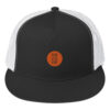5-panel-trucker-cap-black-white-5fcc4b0650a5c.jpg Custom Trucker Cap Flat Brim