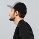 Snapback trucker cap heather grey black 5fcc3fb3010c4.jpg