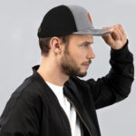Snapback trucker cap heather grey black 5fcc3fb30111b.jpg